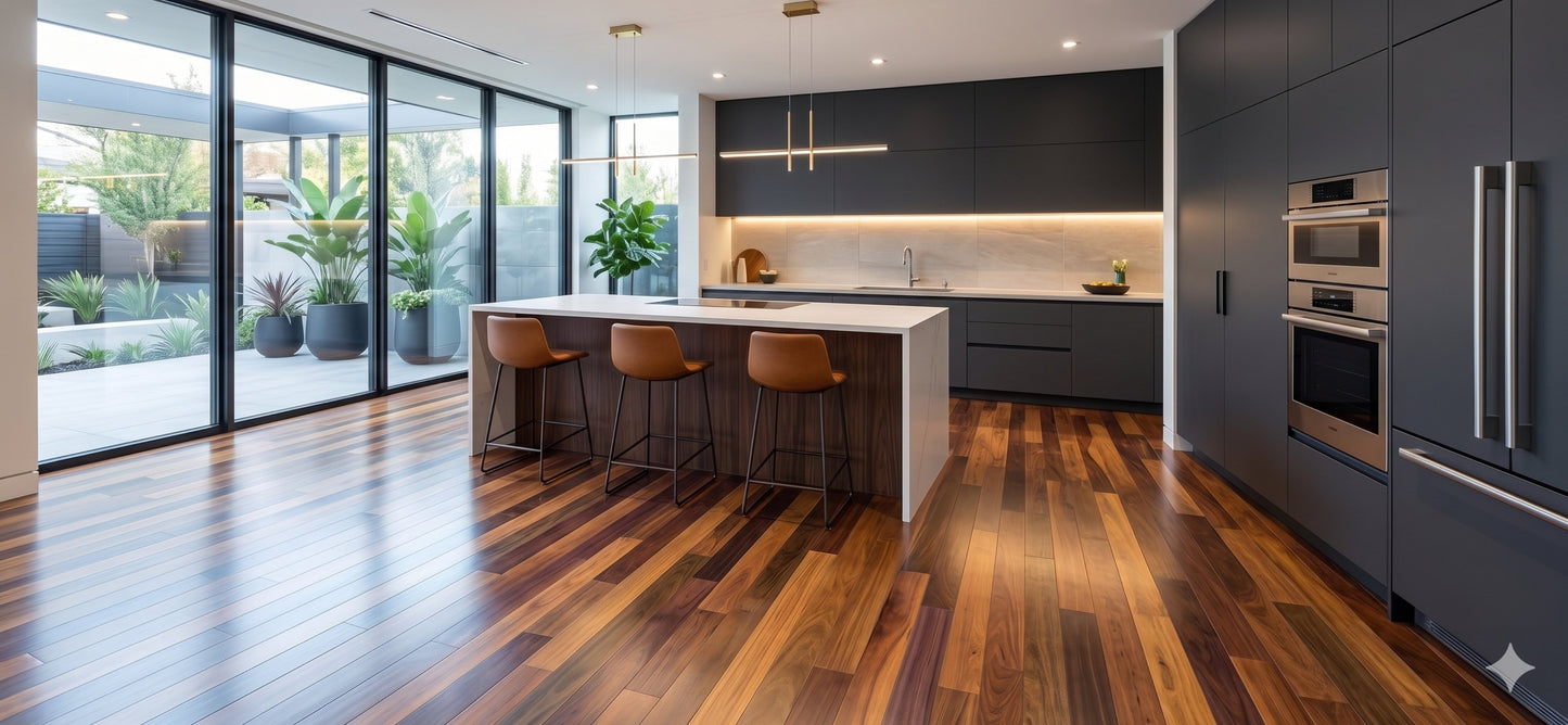 3 1/4" x 3/4" Prefinished Solid Brazilian Walnut (IPE) Natural Hardwood Flooring