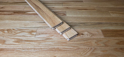 2 1/4" x 3/4" Red Oak Natural Common & Better Hardwood Flooring