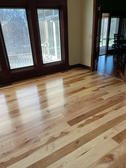 Unfinished Hickory #1 Common Grade Hardwood Flooring - Call for Pricing!