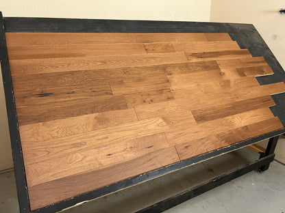 4" x 3/4" Solid Hickory Saddle Low Gloss Hardwood Flooring