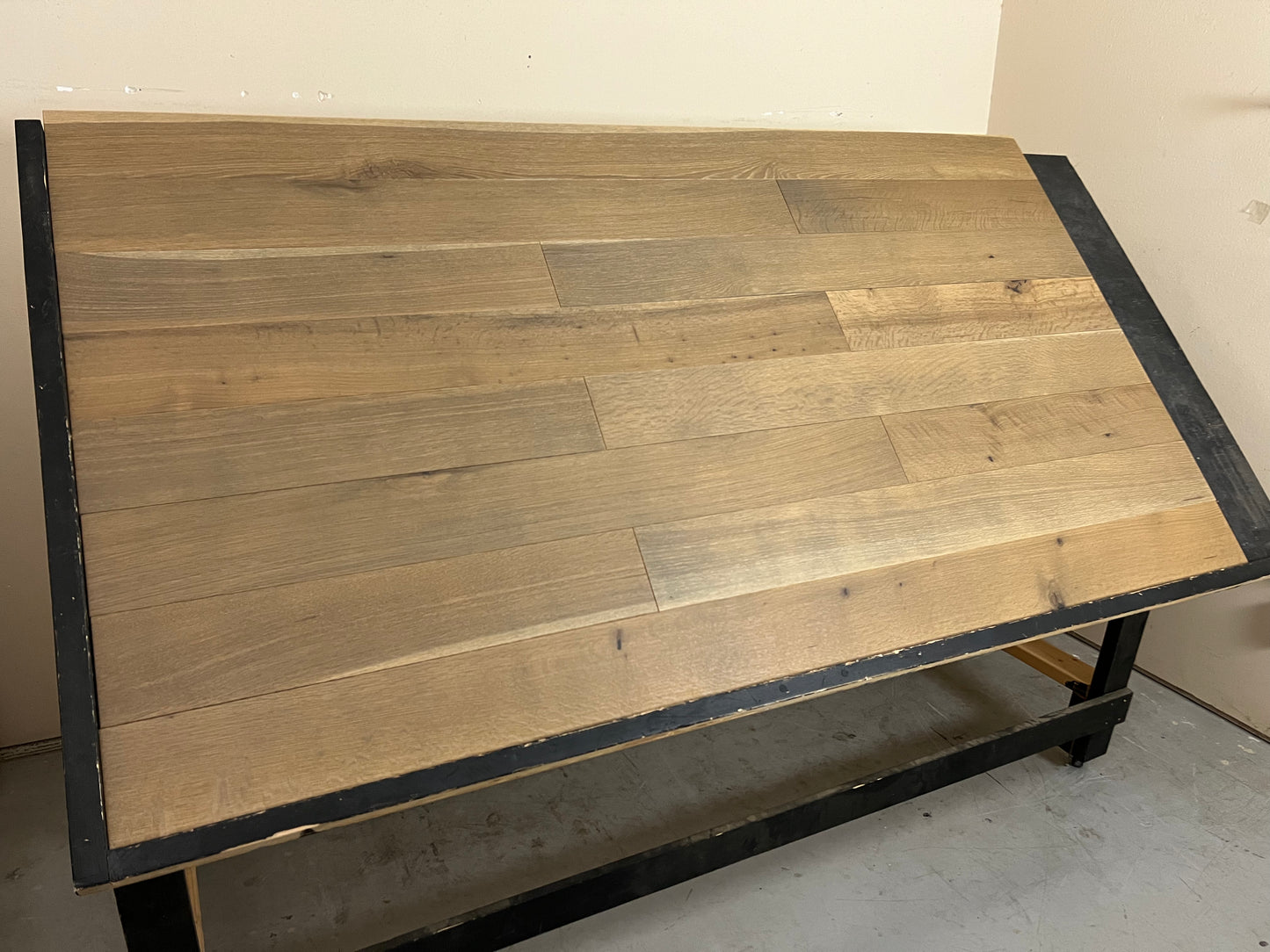 6" x 5/8" Engineered White Oak Barn Oak stain Rift & Quartered Hardwood Flooring