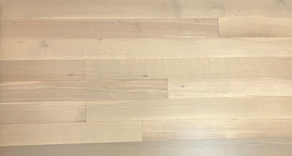 6" x 5/8" Engineered White Oak Mocha Cream Rift & Quartered Hardwood Flooring