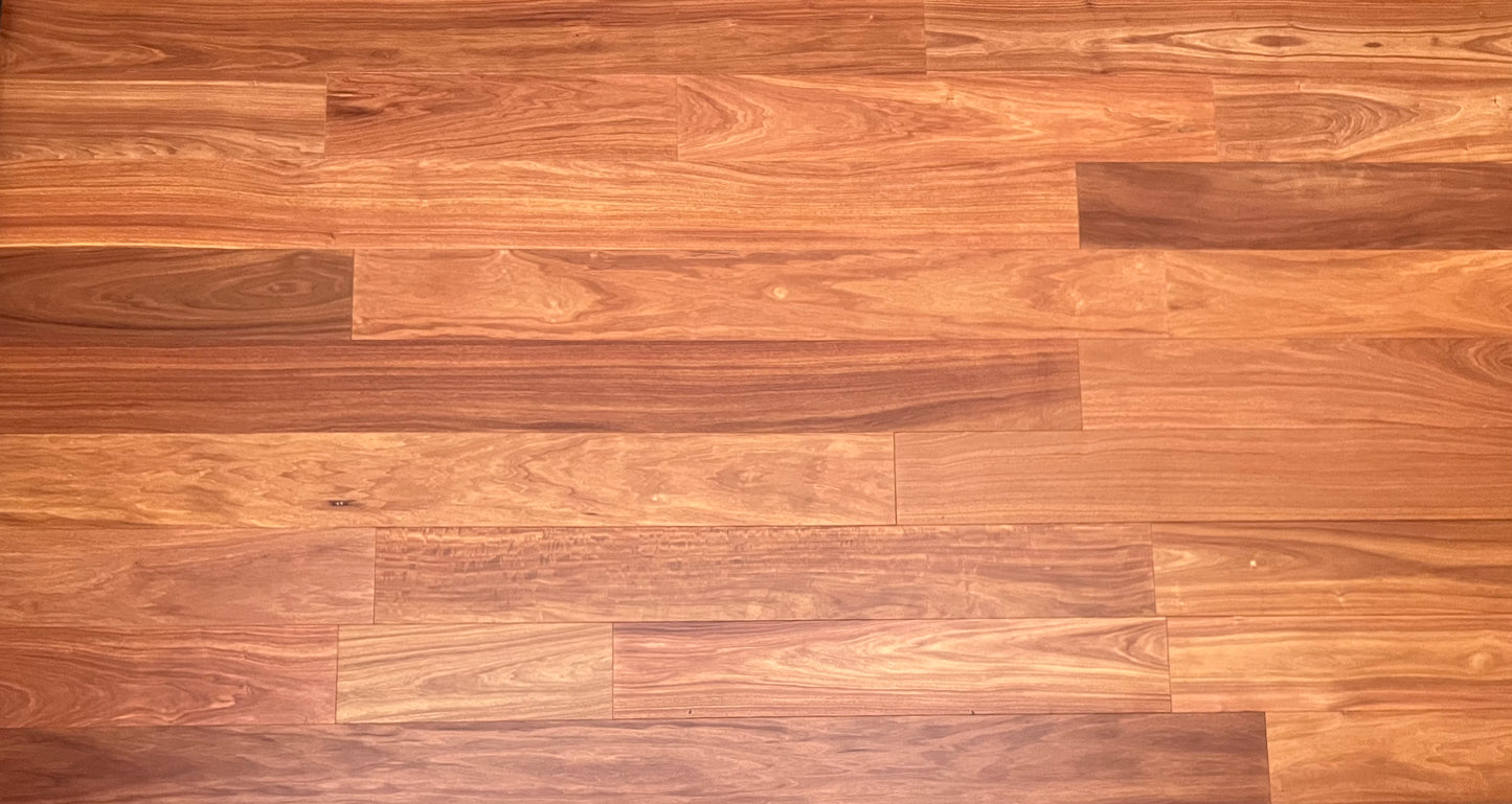 5 1/8" x 1/2" Engineered Santos Mahogany Hardwood Flooring