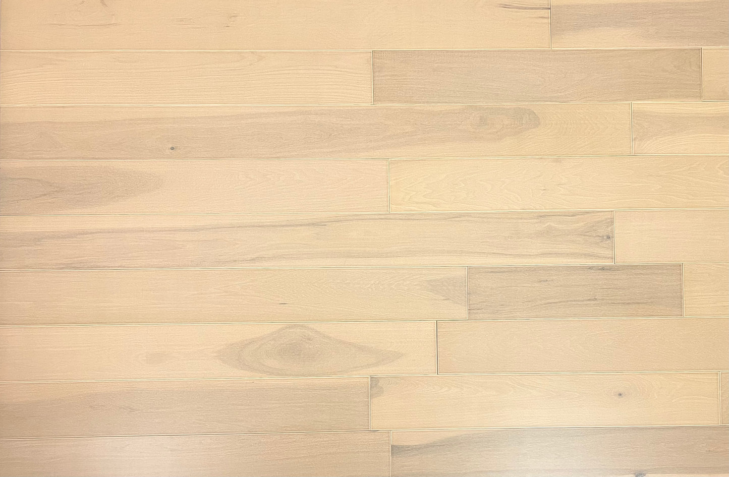 5" x 1/2" Engineered Hickory Biscuit Low Gloss Hardwood Flooring