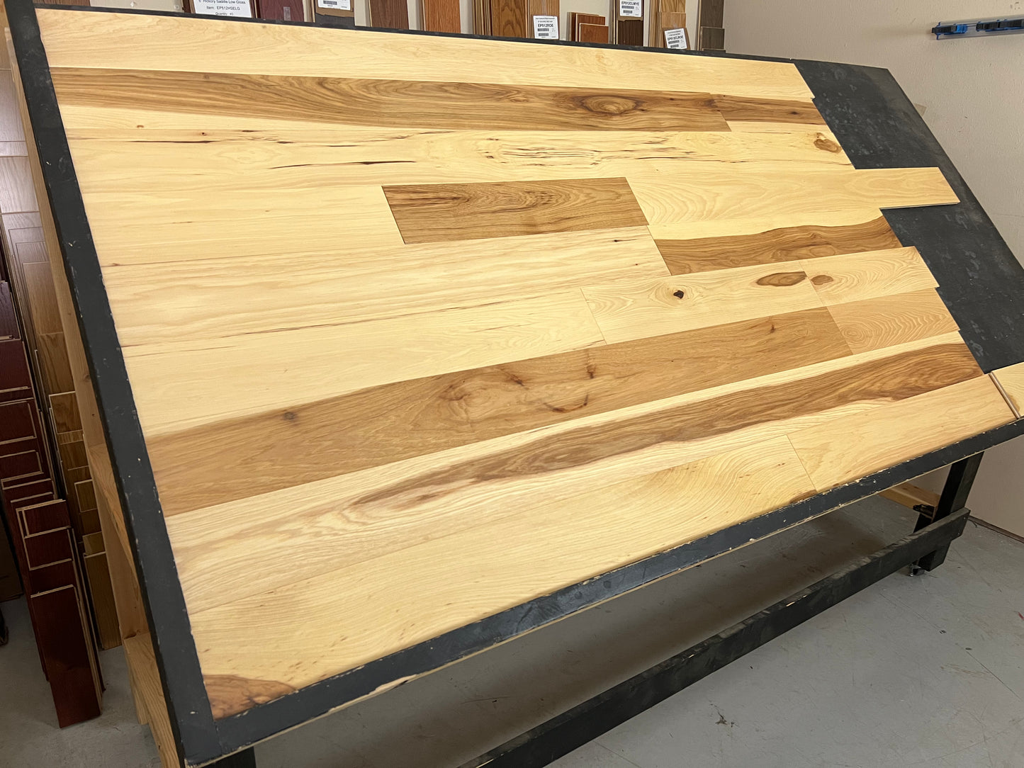 5" x 1/2" Engineered Natural Hickory Low Gloss Hardwood Flooring