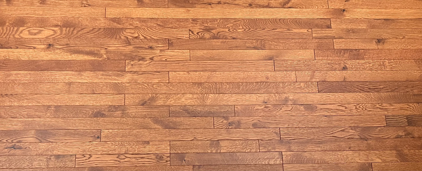 2 1/4" x 3/4" White Oak Gunstock Hardwood Flooring