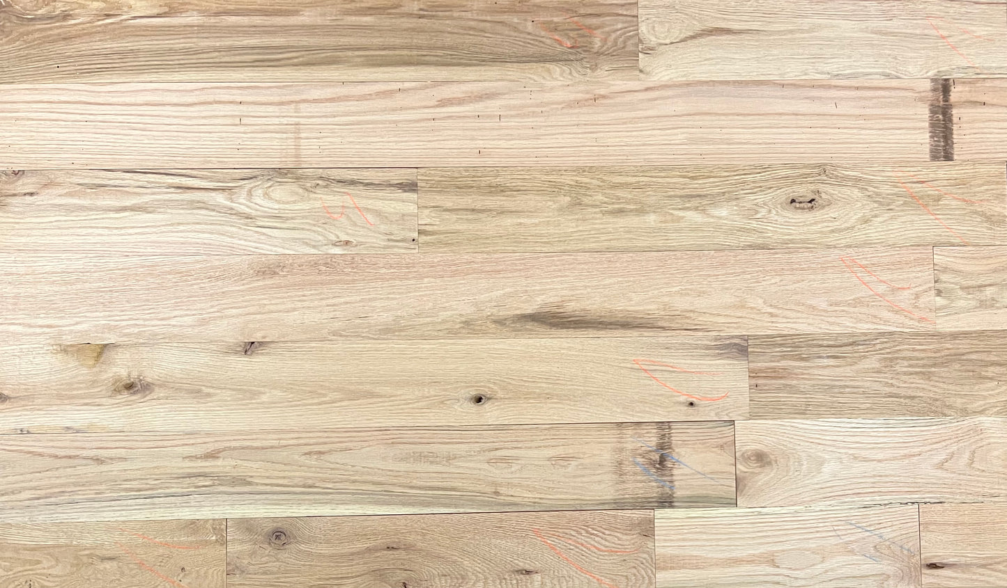 Unfinished Red Oak #2 Common Grade Hardwood Flooring - Call for Pricing