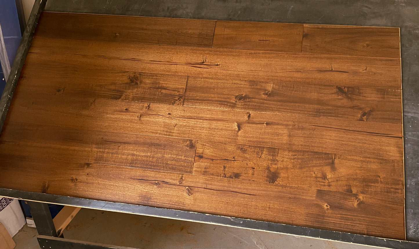 6 1/2" x 9/16"  Engineered Asian Walnut Flooring Cappuccino Stain Hardwood Flooring