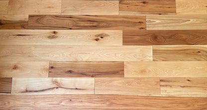 5" x 3/4" Solid Hickory Pantone Stain Prefinished Hardwood Flooring