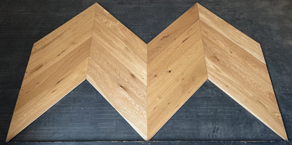 5" x 5/8" Prefinished Chevron Moontower Euro Oak Hardwood Flooring