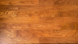 5" x 9/16" Engineered Elm Amaretto Hand Scraped Hardwood Flooring
