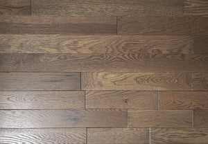 3 1/4 x 3/4 Red Oak Woodland Stain Prefinished Hardwood Flooring