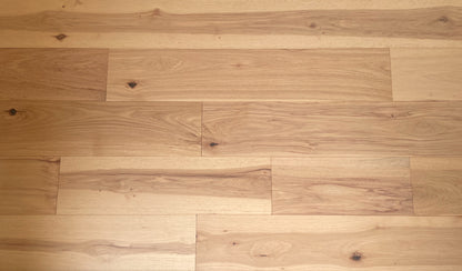 7.4" x 1/2"  Engineered Hickory Pewter Stain Hardwood Flooring