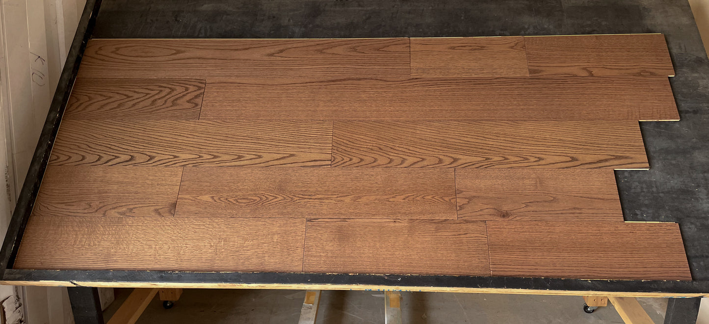 7.4" x 1/2" Engineered Oak Montana Stain Hardwood Flooring