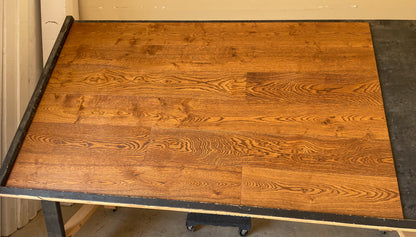 7 1/2" x 5/8" Engineered European Oak Carmel Stain Hardwood Flooring