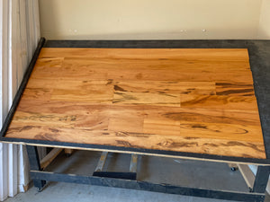 5" x 1/2" Engineered Tigerwood Wirebrushed Natural Stain Hardwood Flooring