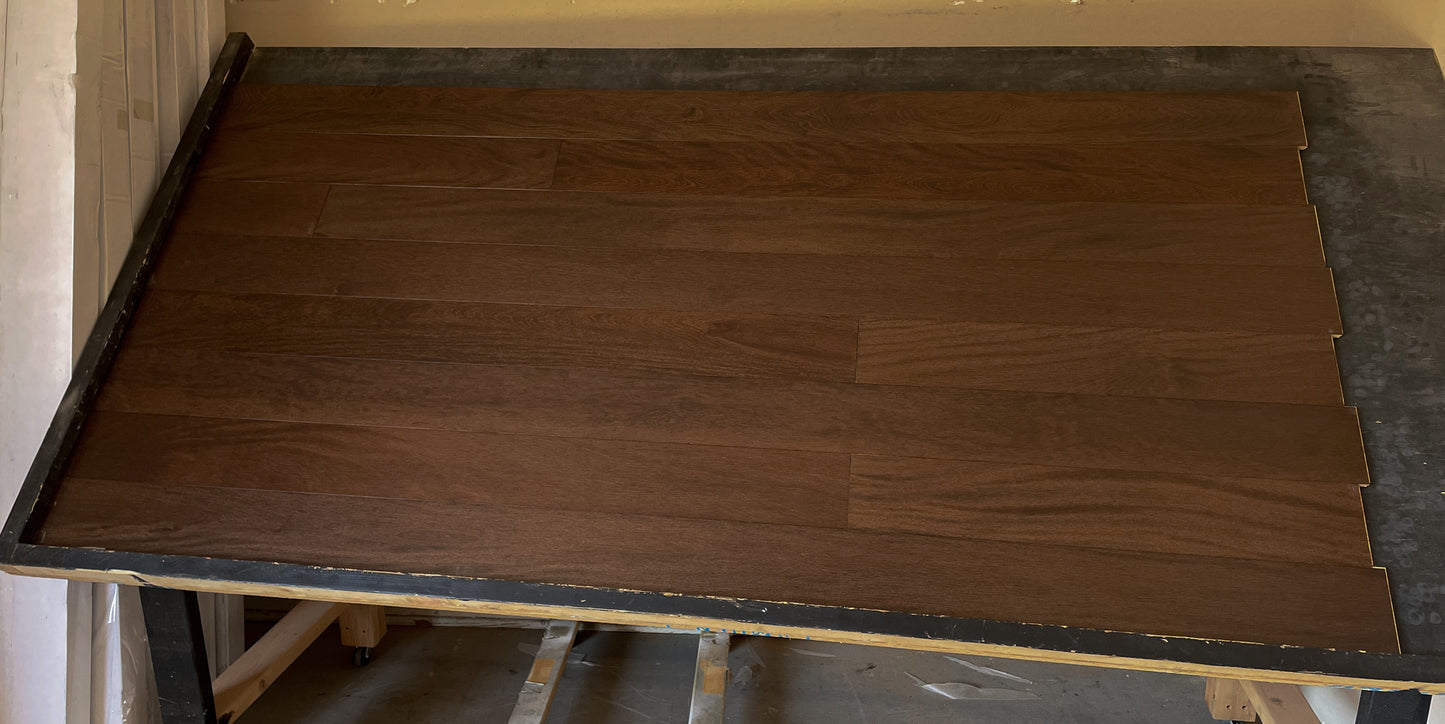 5" x 1/2" Engineered Peroba Brazilian Walnut Stain Hardwood Flooring
