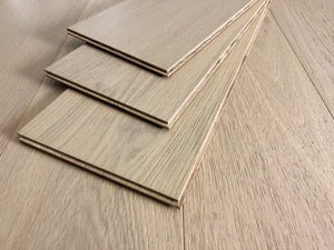7 1/2" x 3/8" Engineered White Oak Mia Hardwood Flooring