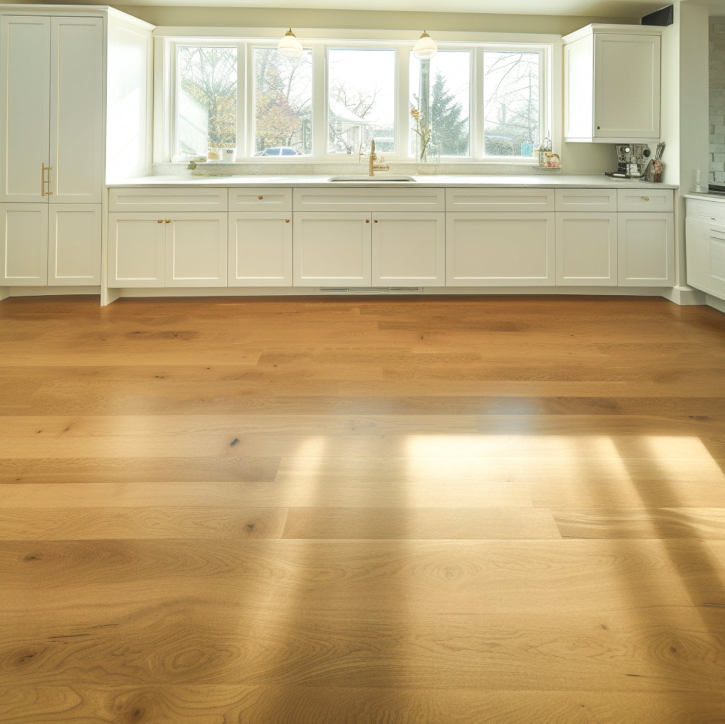 8.66" x 5/8" Engineered European Oak Loma Stain Hardwood Flooring