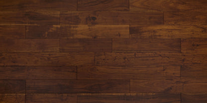 4 3/4" x 9/16" Engineered Acacia Toffee Hand-Scraped Hardwood Flooring