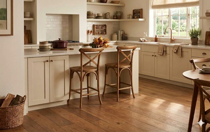 6 1/2" x 1/2" Engineered Hickory Macallan Hardwood Flooring