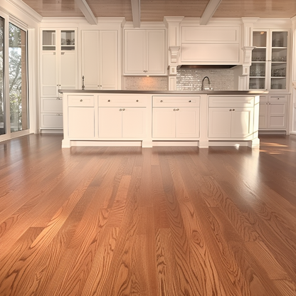 Solid Red Oak Mocha Hardwood Flooring
