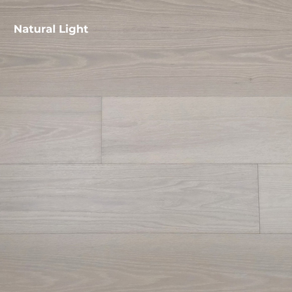Engineered European Oak Antenne Hardwood Flooring with natural lighting