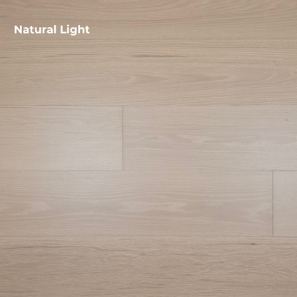 Engineered European Oak Loire Hardwood Flooring Natural lighting close