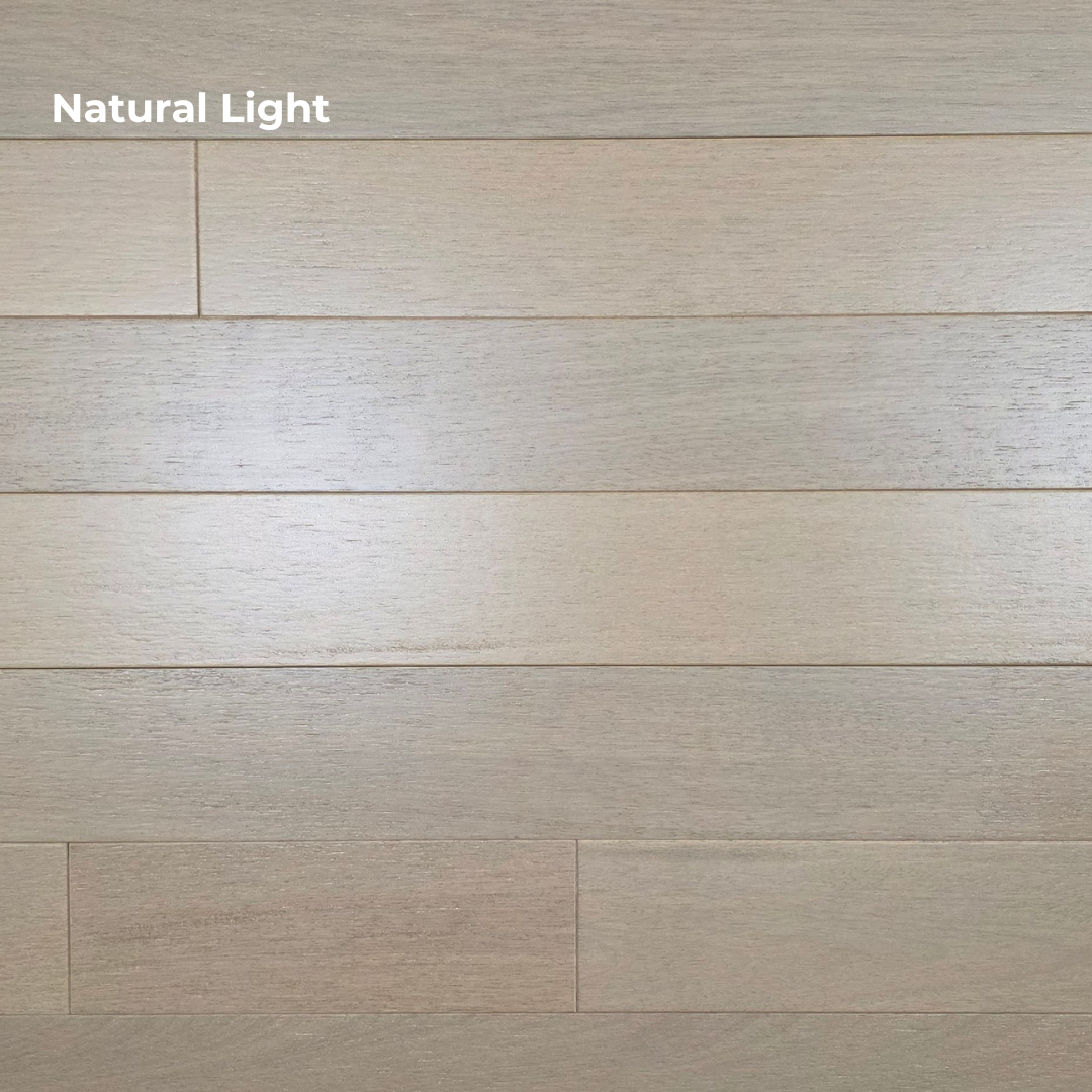 4" x 3/4" Solid Brazilian Oak Deriva Hardwood Flooring in Natural lighting