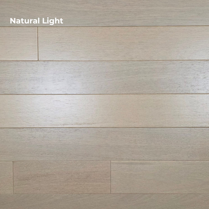 4" x 3/4" Solid Brazilian Oak Deriva Hardwood Flooring in Natural lighting