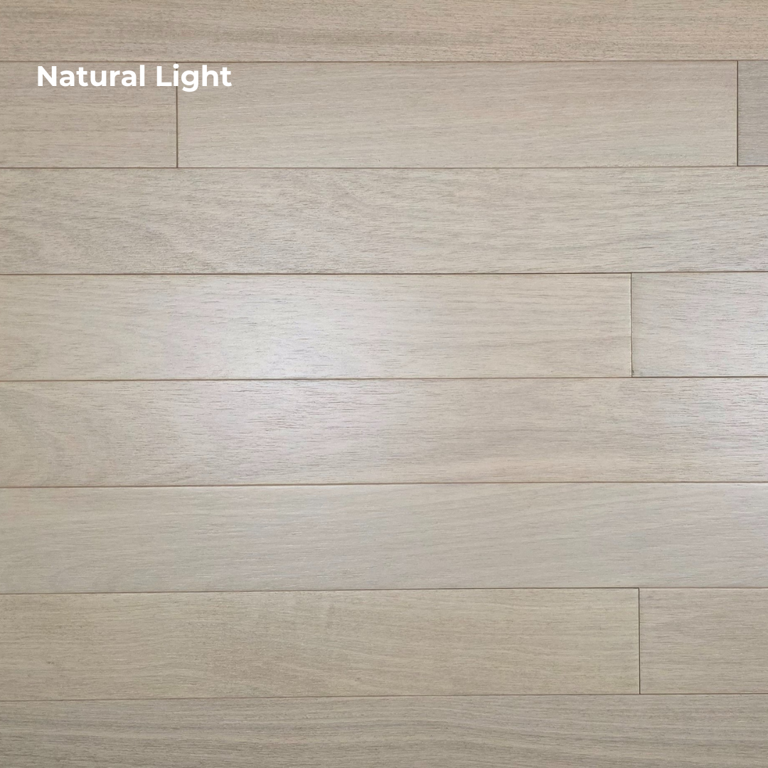4" x 3/4" Solid Brazilian Oak Nevoa Hardwood Flooring shown in natural lighting 