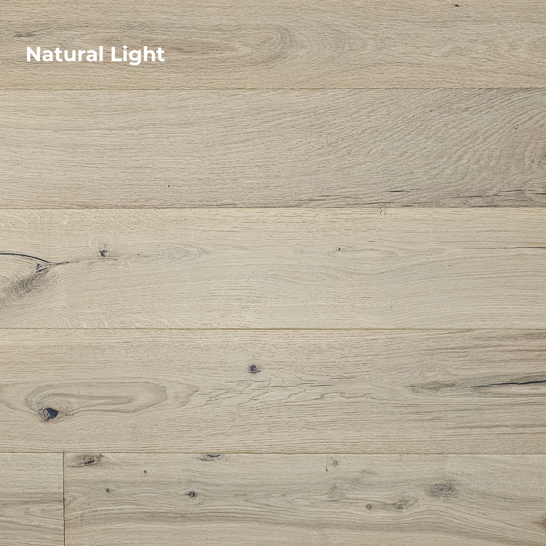 7 1/2" x 3/4" Engineered White Oak Mooneye Hardwood Flooring