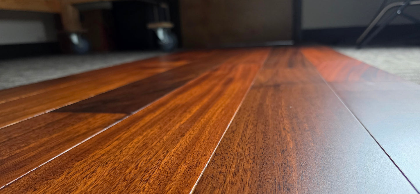 4 3/4" x 3/4" Solid Okan Ruby Hardwood Flooring