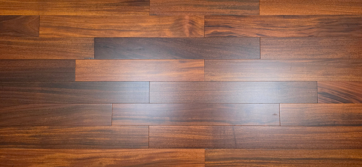 4 3/4" x 3/4" Solid Okan Ruby Hardwood Flooring