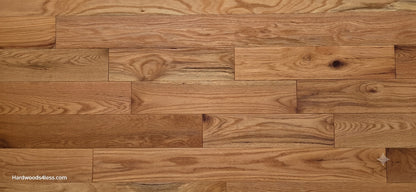5" x 3/4" Solid Red Oak Natural Mill Run Hardwood Flooring