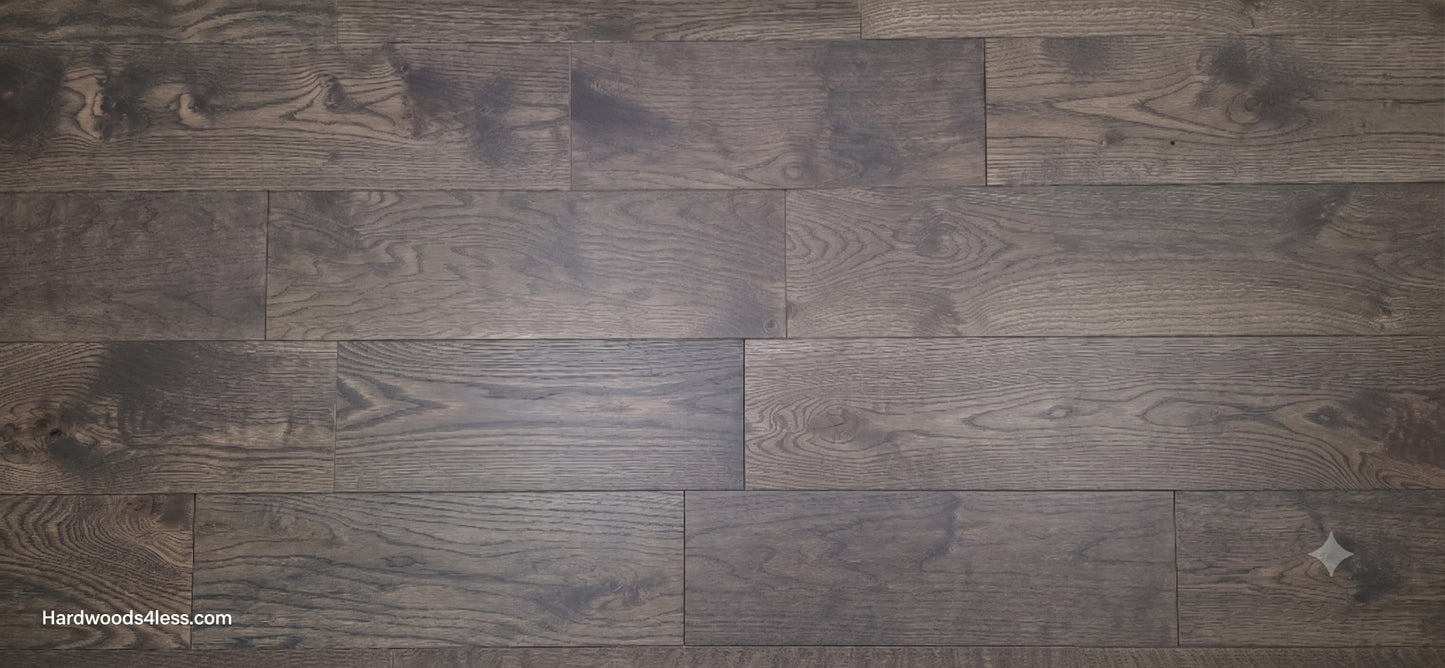 7 3/8" x 5/8" Engineered White Oak Toasted Cocoa Hardwood Flooring
