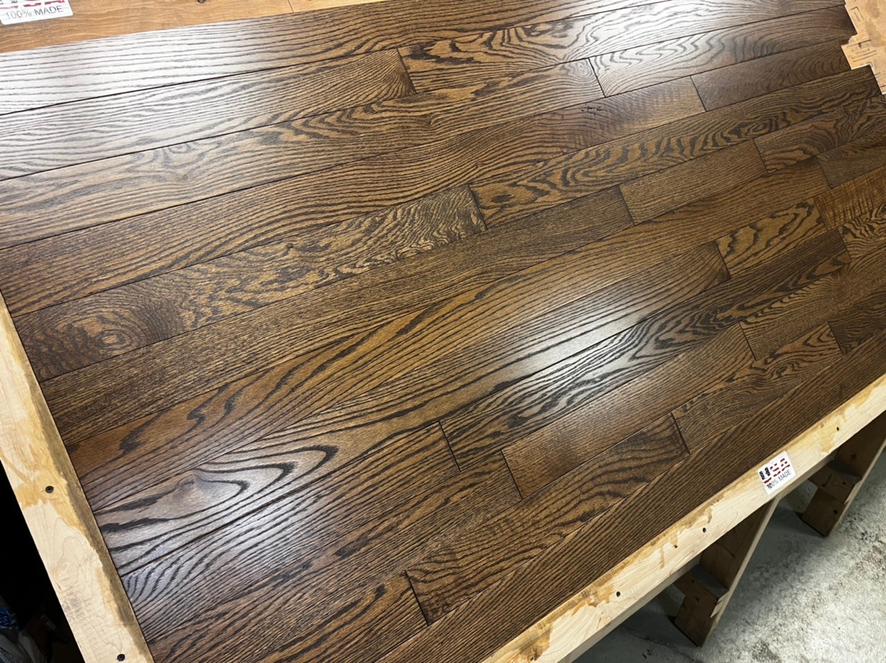 5" x 3/4" Red Oak Cognac Hardwood Flooring