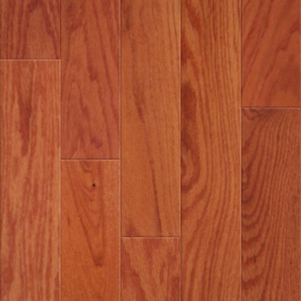 2 1/4 x 3/4 Oak Cinnamon Stain Prefinished Hardwood Flooring
