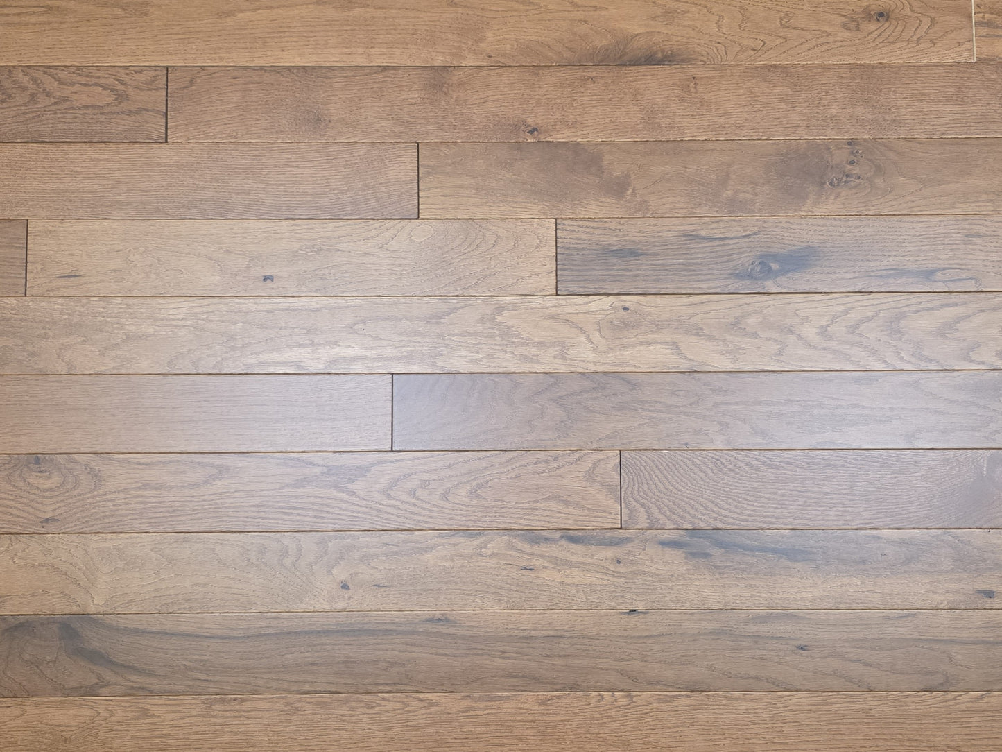 Red Oak Gunstock Character Grade Hardwood Flooring close up