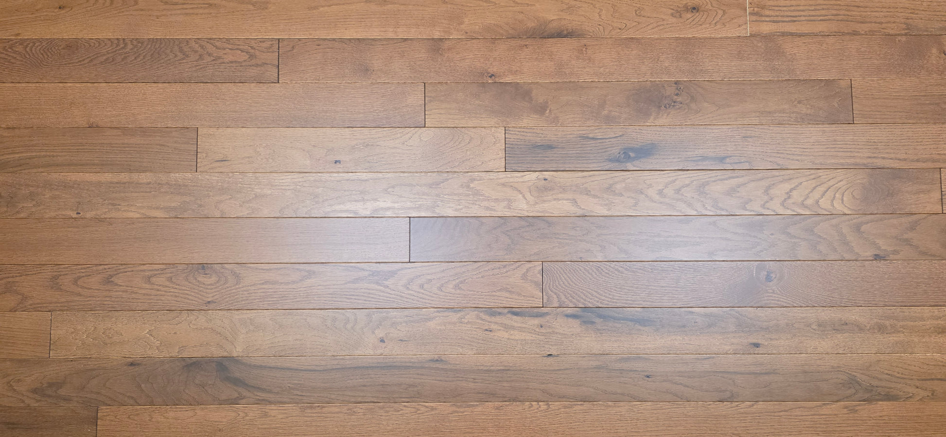 Red Oak Gunstock Character Grade Hardwood Flooring wider close up