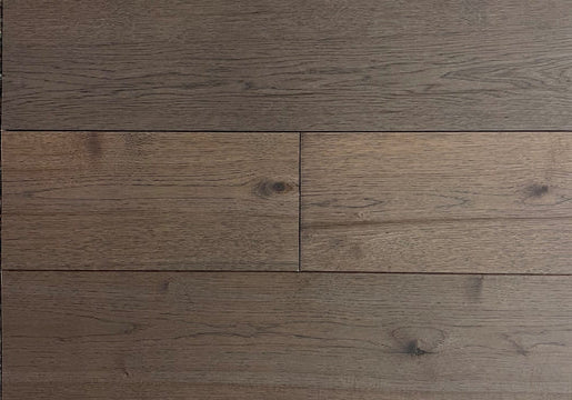 7.4" x 1/2" Engineered Hickory Taupe Stain Hardwood Flooring