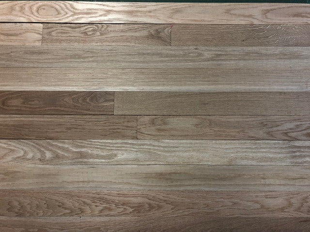 Unfinished White Oak Select & Better Solid Hardwood Flooring very close up shot