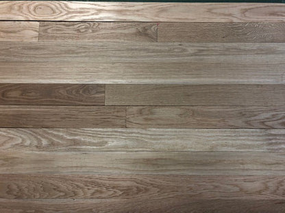 Unfinished White Oak Select & Better Solid Hardwood Flooring very close up shot