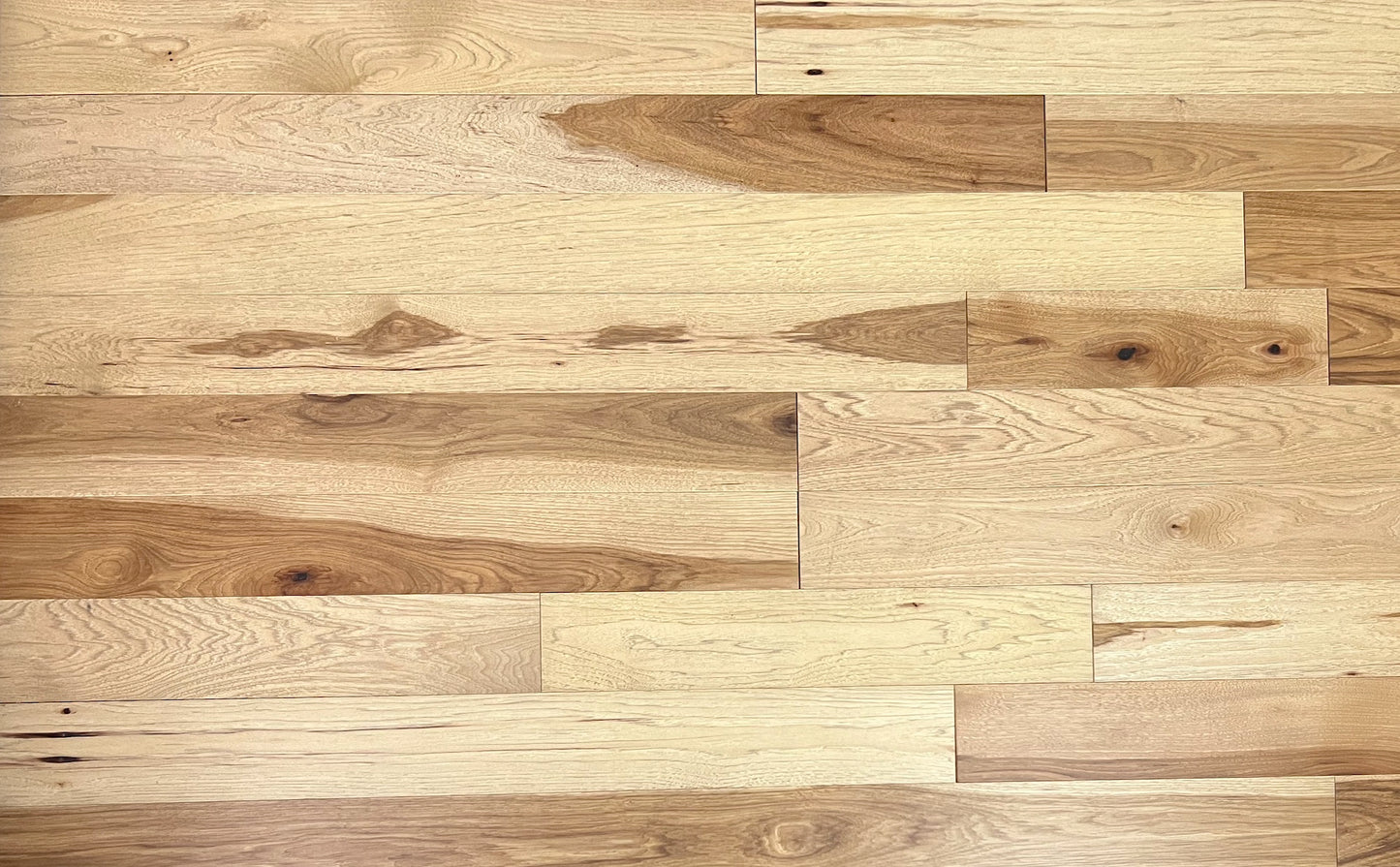 5" x 1/2" Engineered Hickory Fawn Low Gloss Hardwood Flooring