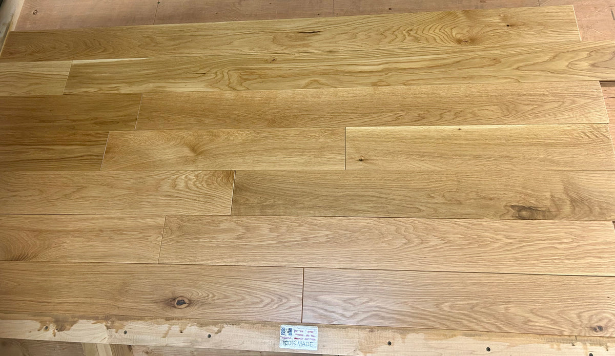 5" x 3/4" White Oak Character Hardwood Flooring