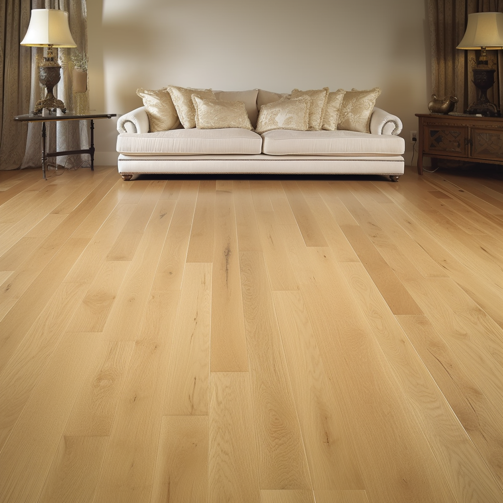7 1/2" x 1/2" Engineered European Oak Waterloo Stain Hardwood Flooring