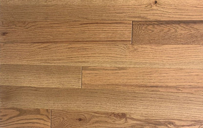 3 1/4 x 3/4 Solid Red Oak Wheat Stain Prefinished Hardwood Flooring