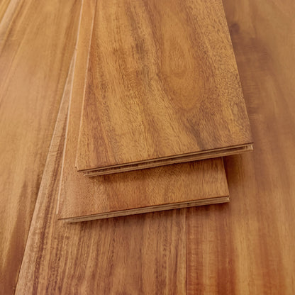4 3/4" x 9/16"  Engineered Acacia Natural Hand-Scraped Hardwood Flooring