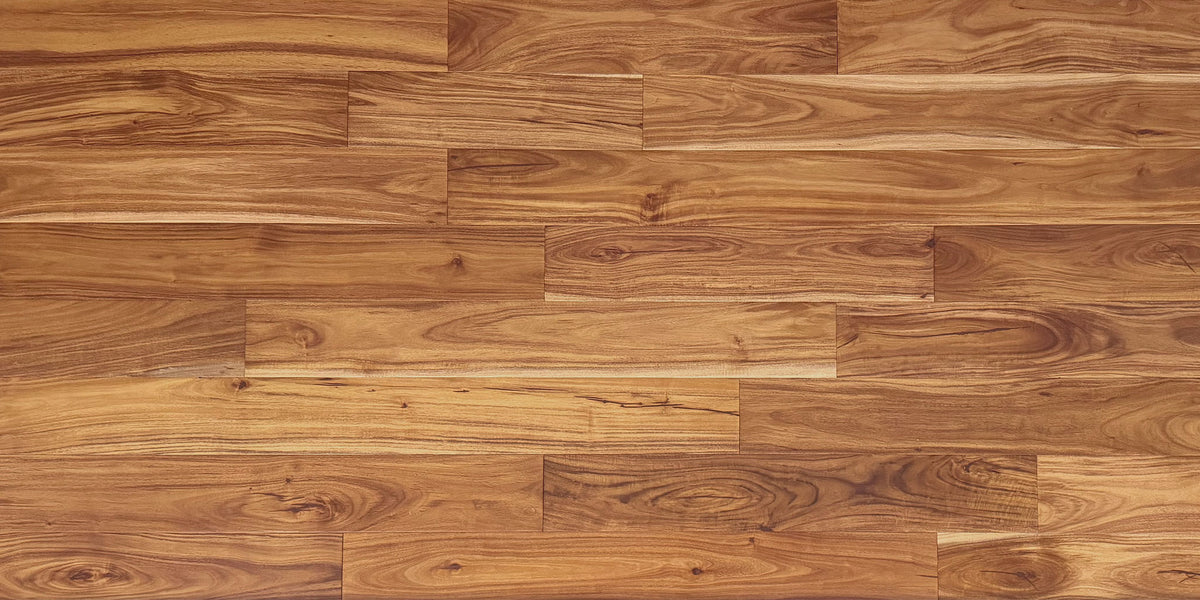 4 3/4" x 9/16"  Engineered Acacia Natural Hand-Scraped Hardwood Flooring