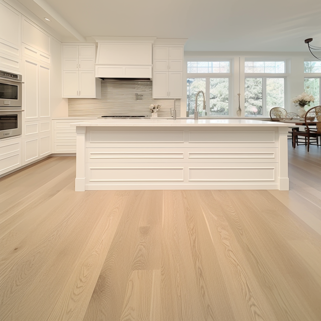 7 1/2" x 3/8" Engineered White Oak Amore Hardwood Flooring